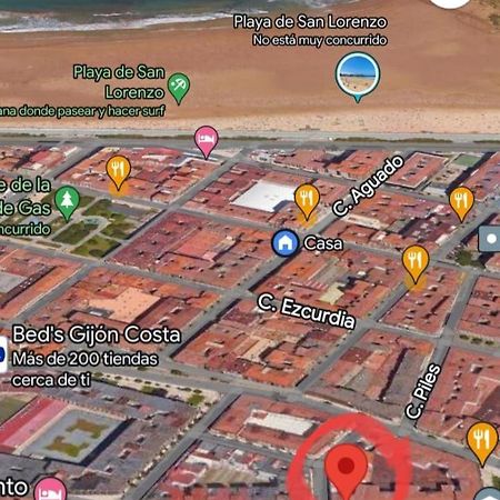 Apartamento Atico Terraza Playa Futbol Y Congresos Vut4708As Gijón Exterior foto