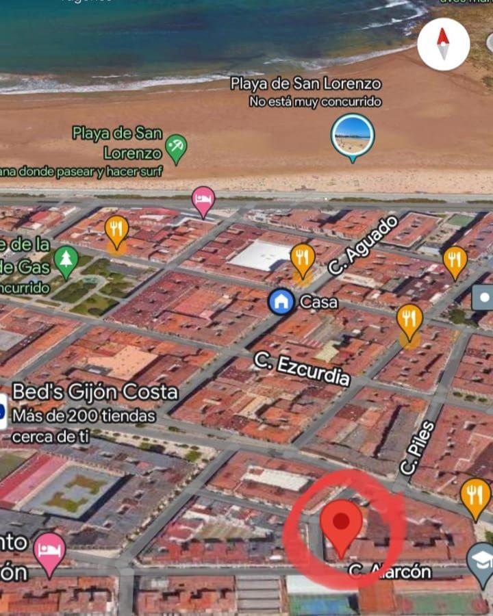 Apartamento Atico Terraza Playa Futbol Y Congresos Vut4708As Gijón Exterior foto